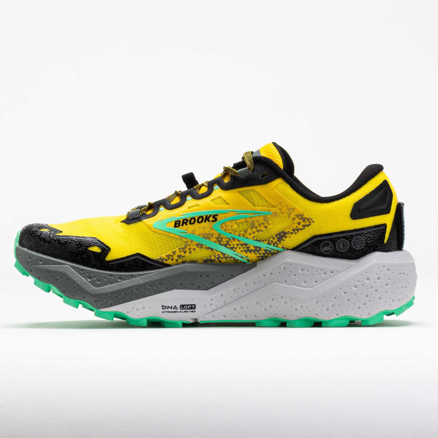 Brooks Caldera 7 Men's Lemon Chrome/Black/Springbud