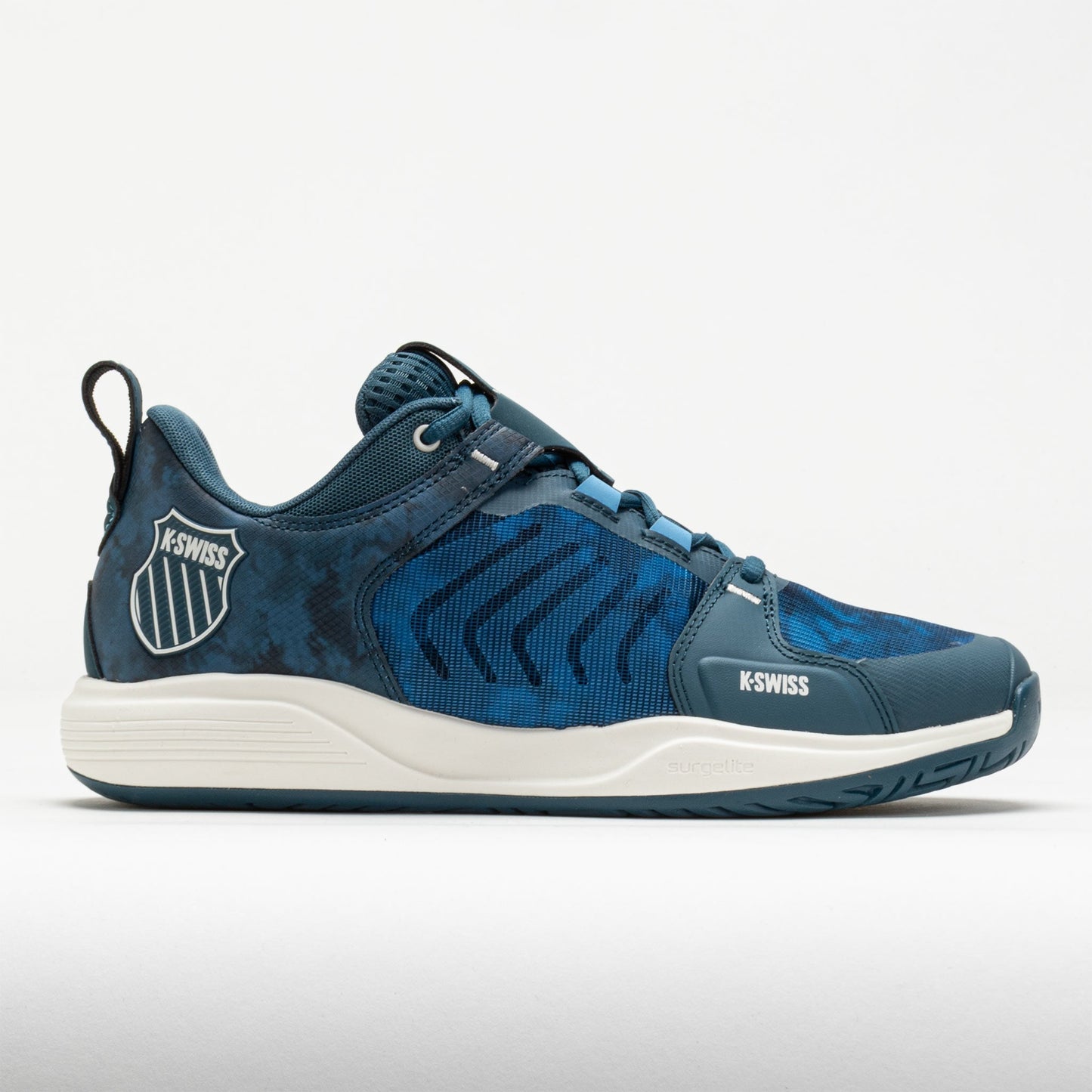 K-Swiss Ultrashot Team Men's Indian Teal/Star White/Aqua Splash