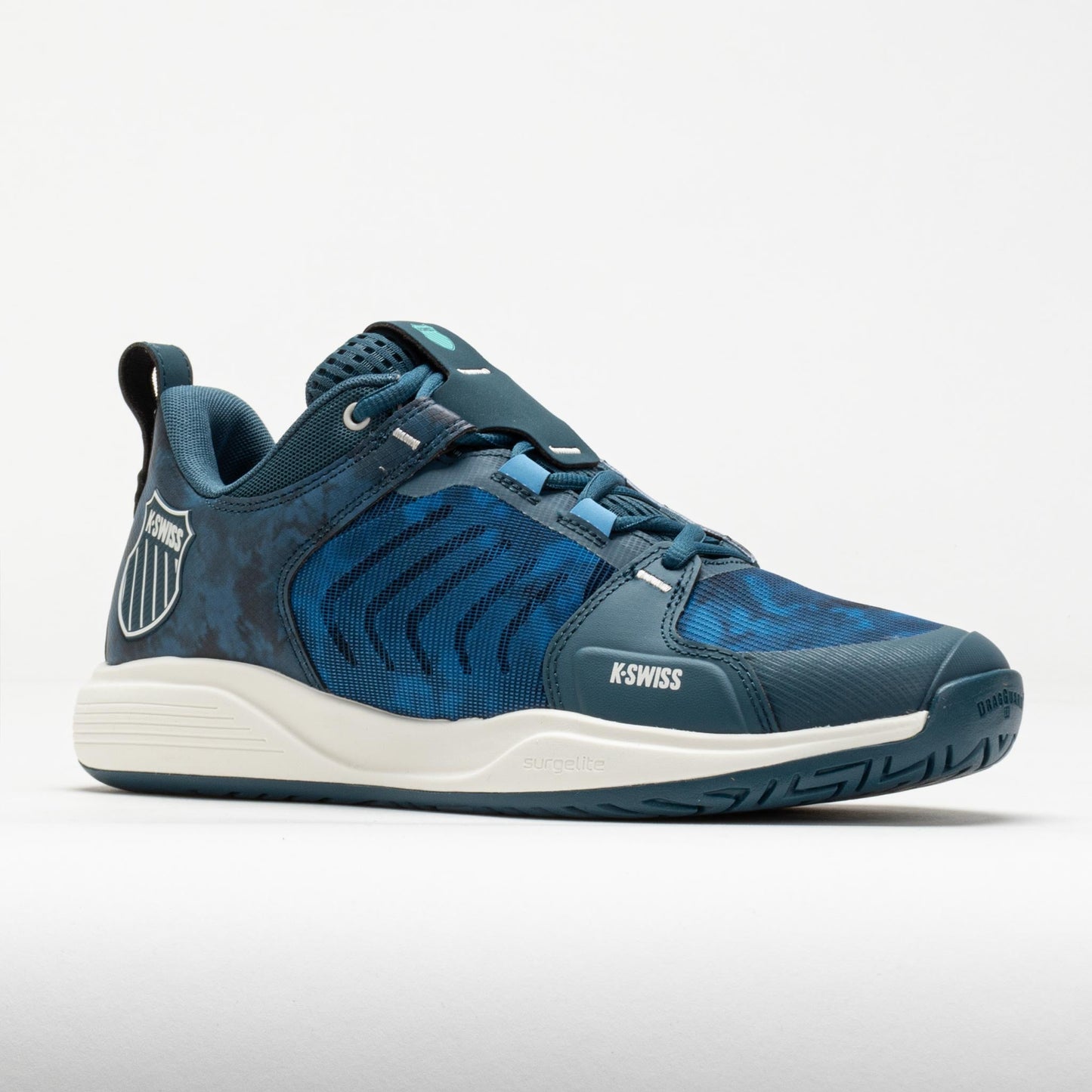 K-Swiss Ultrashot Team Men's Indian Teal/Star White/Aqua Splash
