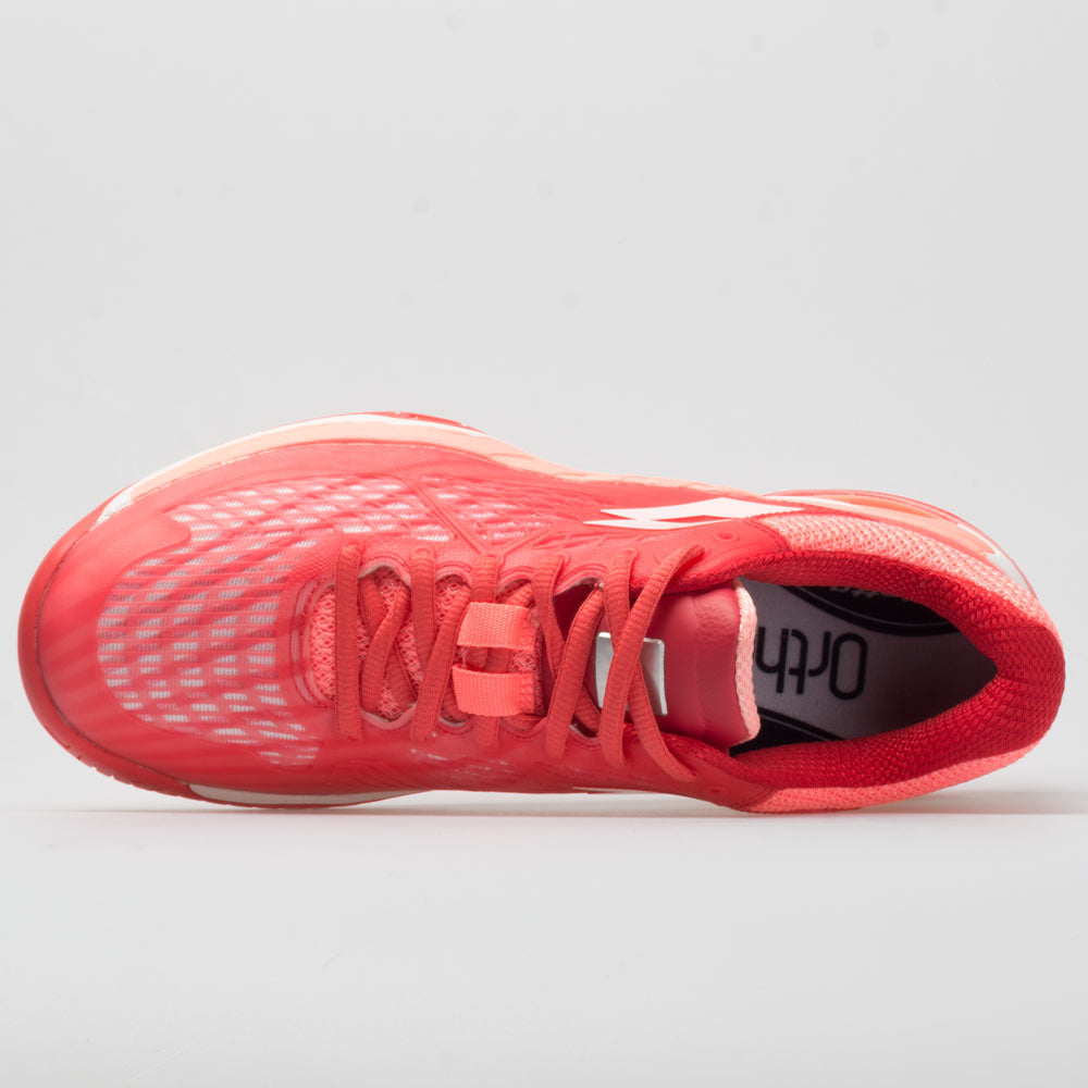 Lotto Mirage 100 Speed Women's Red Fluo/All White/Vivid Rose