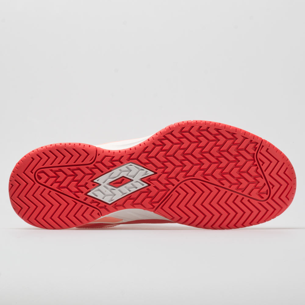 Lotto Mirage 100 Speed Women's Red Fluo/All White/Vivid Rose
