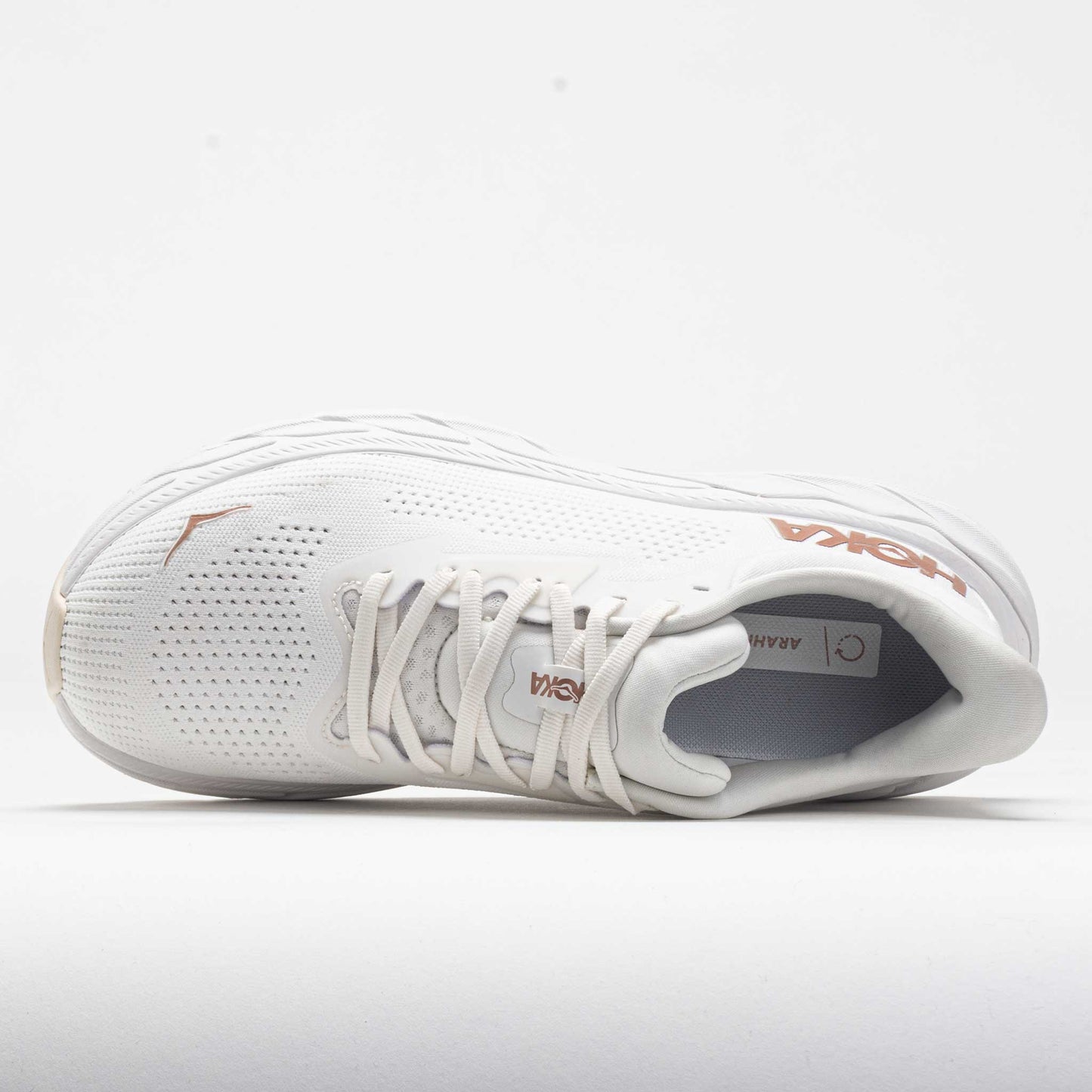 HOKA Arahi 7 Women's Blanc de Blanc/Rose Gold
