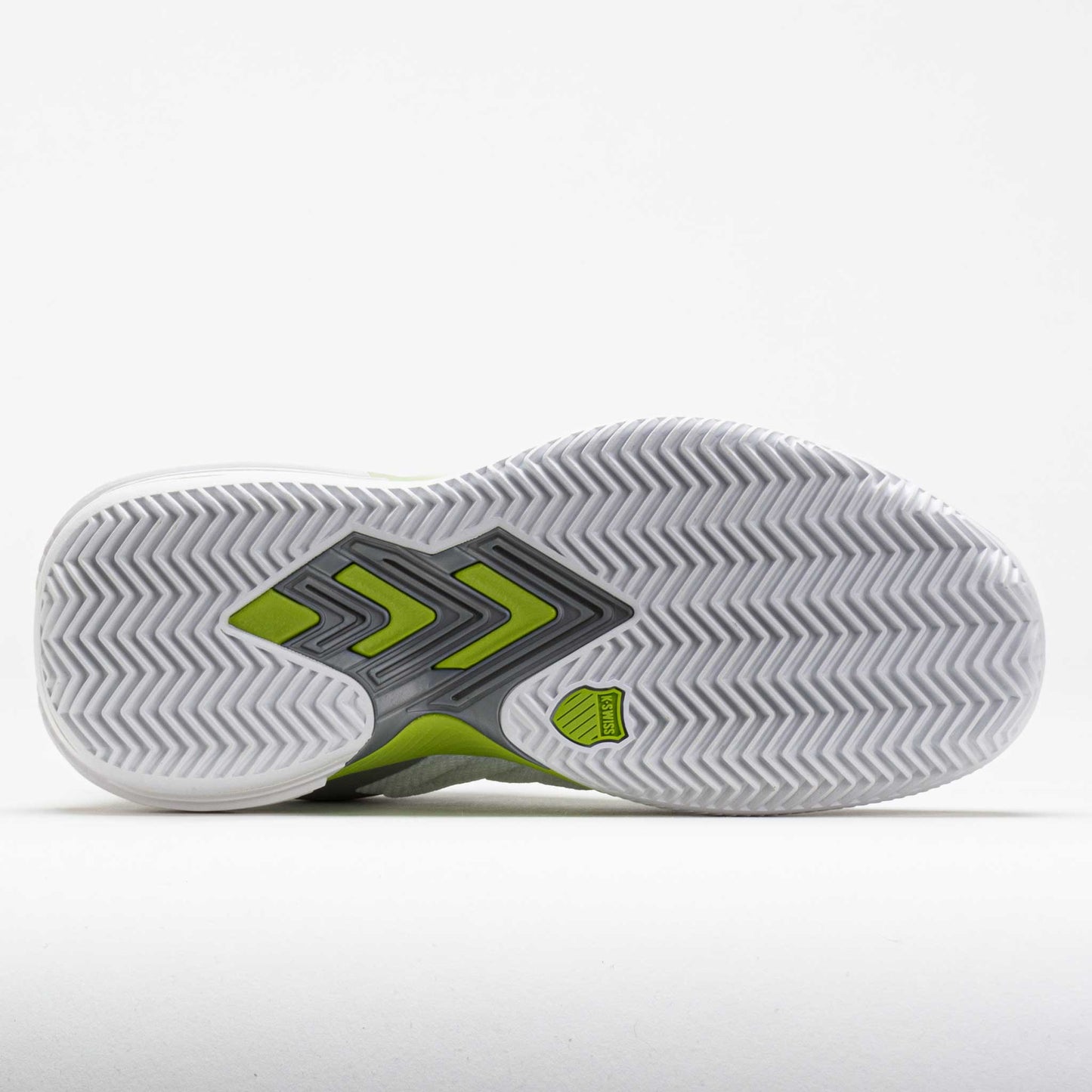 K-Swiss Ultrashot 3 Clay Women's White/Gray Violet/Lime Green