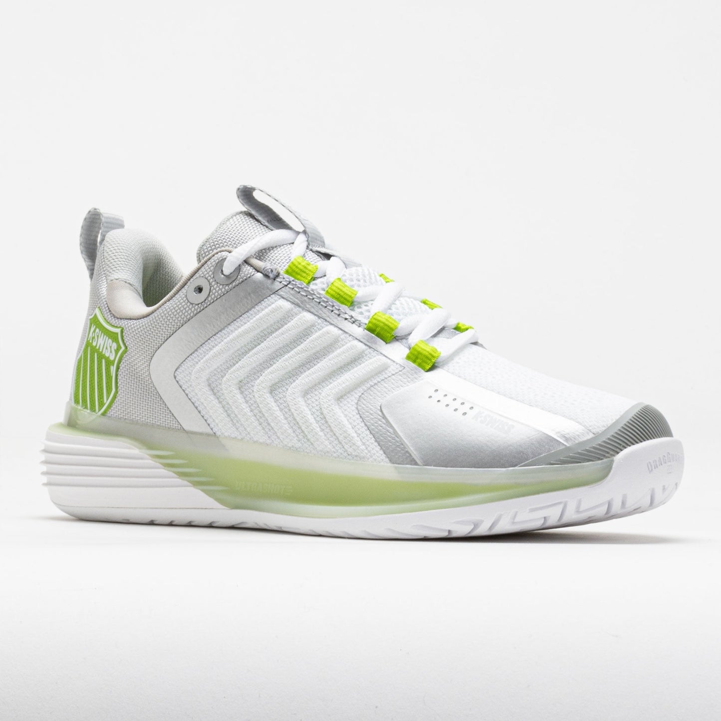 K-Swiss Ultrashot 3 Women's White/Gray Violet/Lime Green