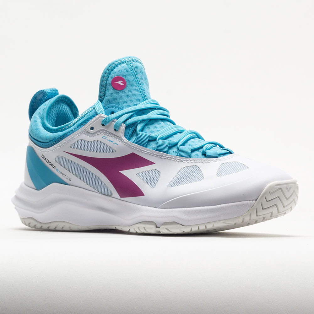 Diadora Speed Blushield Fly 3+ AG Women's White/Aquarius/ Rhodamine