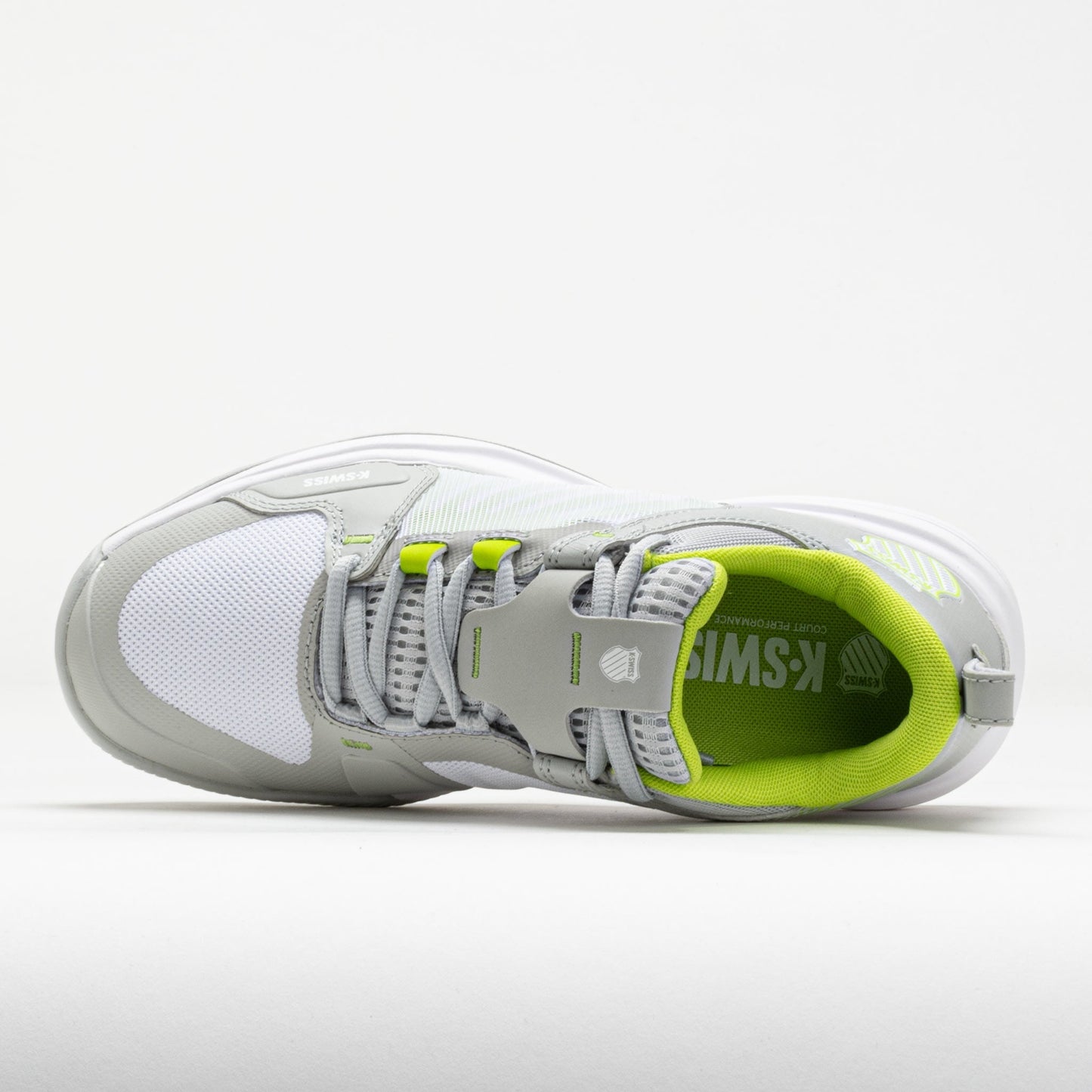 K-Swiss Ultrashot Team Women's Gray Violet/White/Lime Green