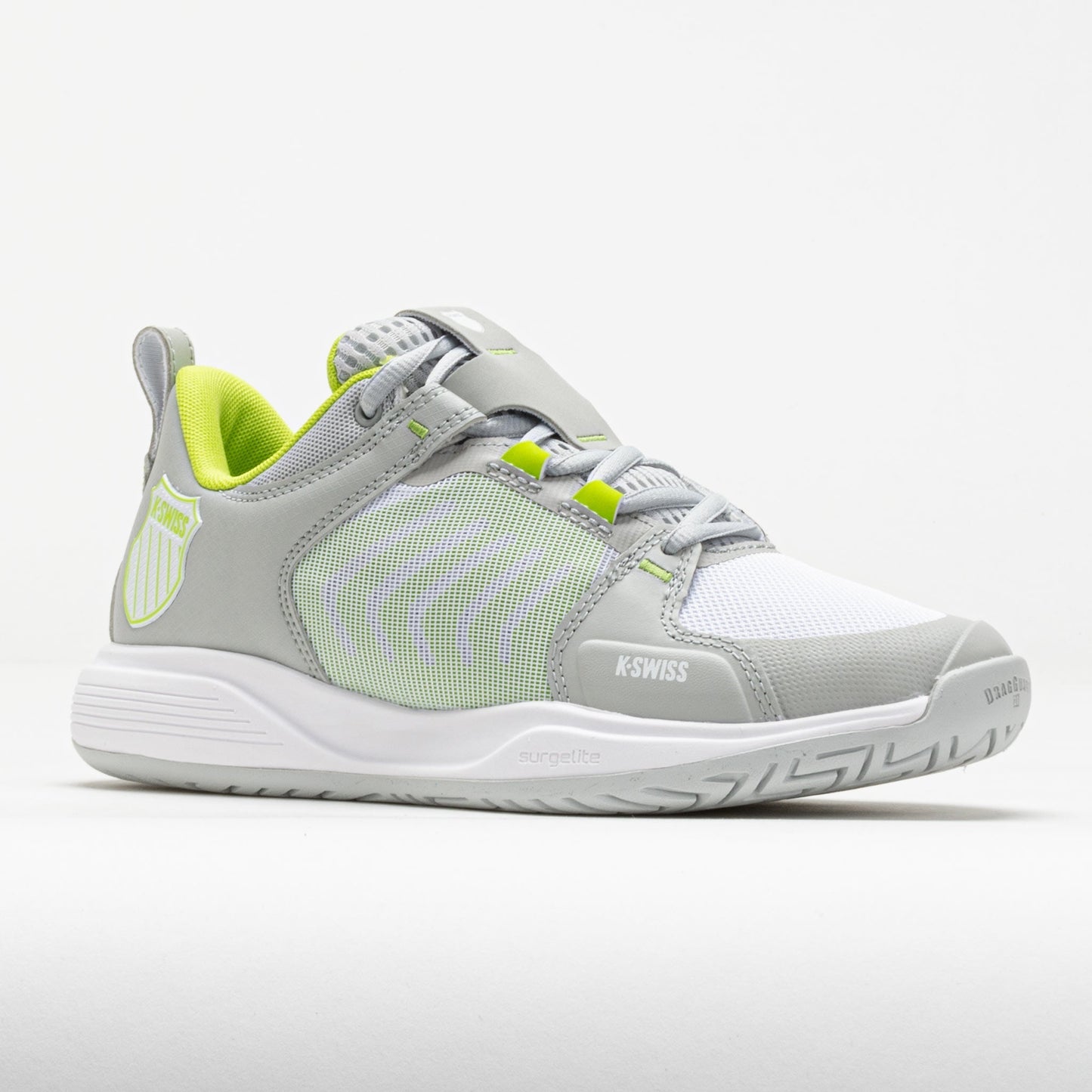 K-Swiss Ultrashot Team Women's Gray Violet/White/Lime Green