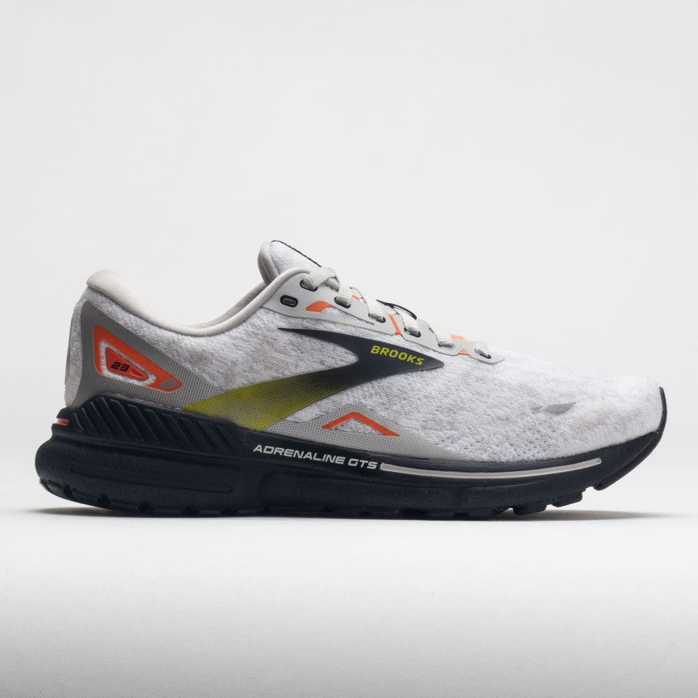 Brooks Adrenaline GTS 23 Men's Oyster/Black/Red Orange