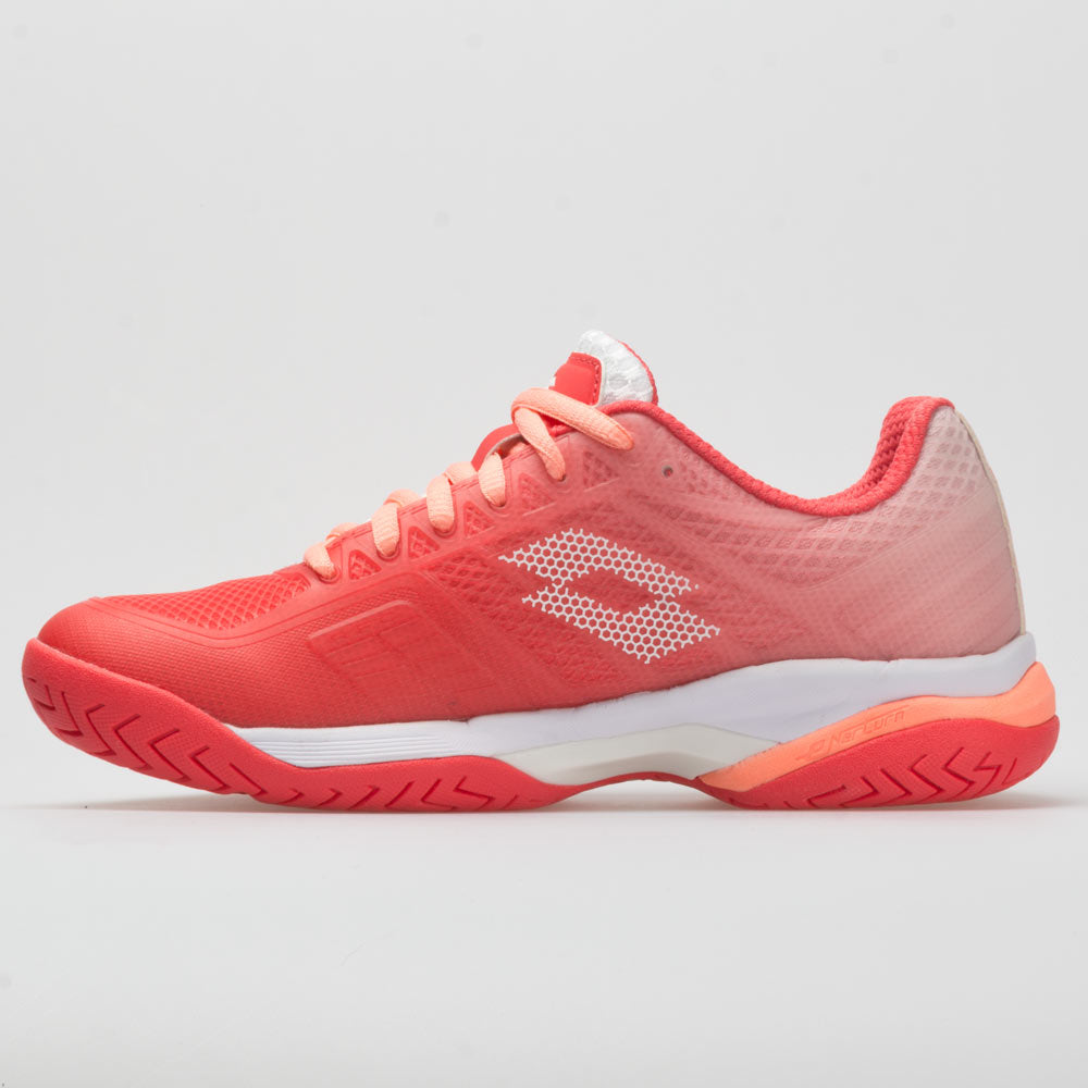 Lotto Mirage 300 II Speed Women's Red Fluo/All White/Vivid Rose