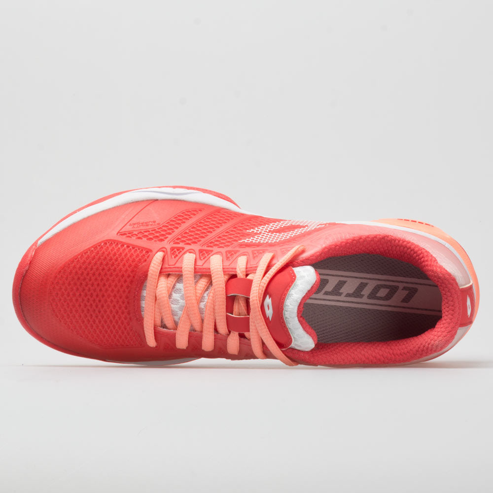 Lotto Mirage 300 II Speed Women's Red Fluo/All White/Vivid Rose