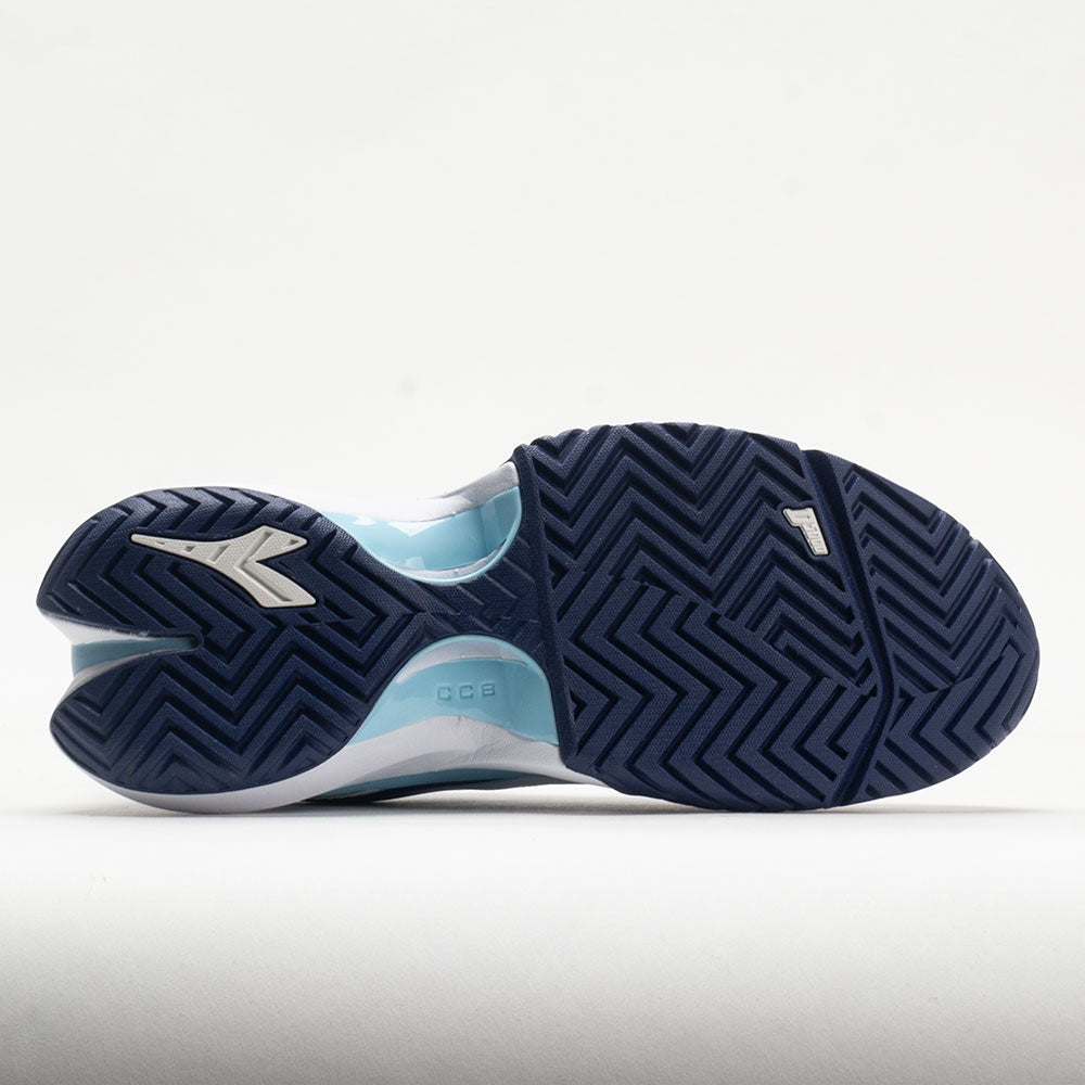 Diadora Finale AG Women's White/Blue Print