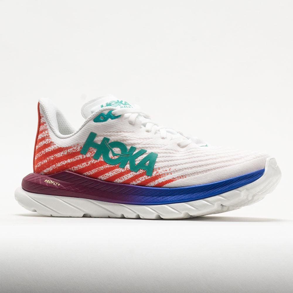 HOKA Mach 5 Men's White/Flame
