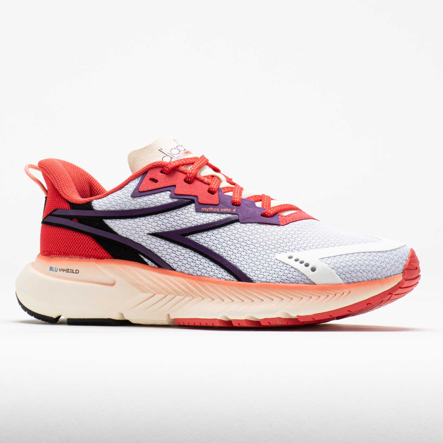 Diadora Mythos Blushield Volo 4 Women's White/Cayenne/Sunset Purple