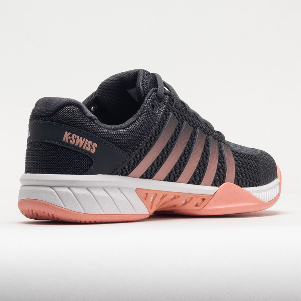 K-Swiss Express Light Pickleball Women's  Asphalt/Steel Gray/Peach