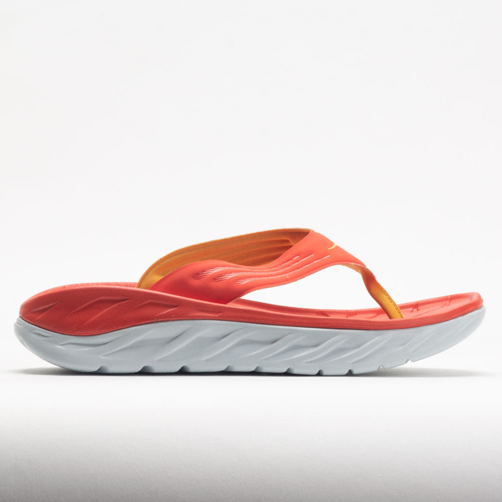 Hoka One One Ora Recovery Flip Men's  Fiesta/Amber Yellow