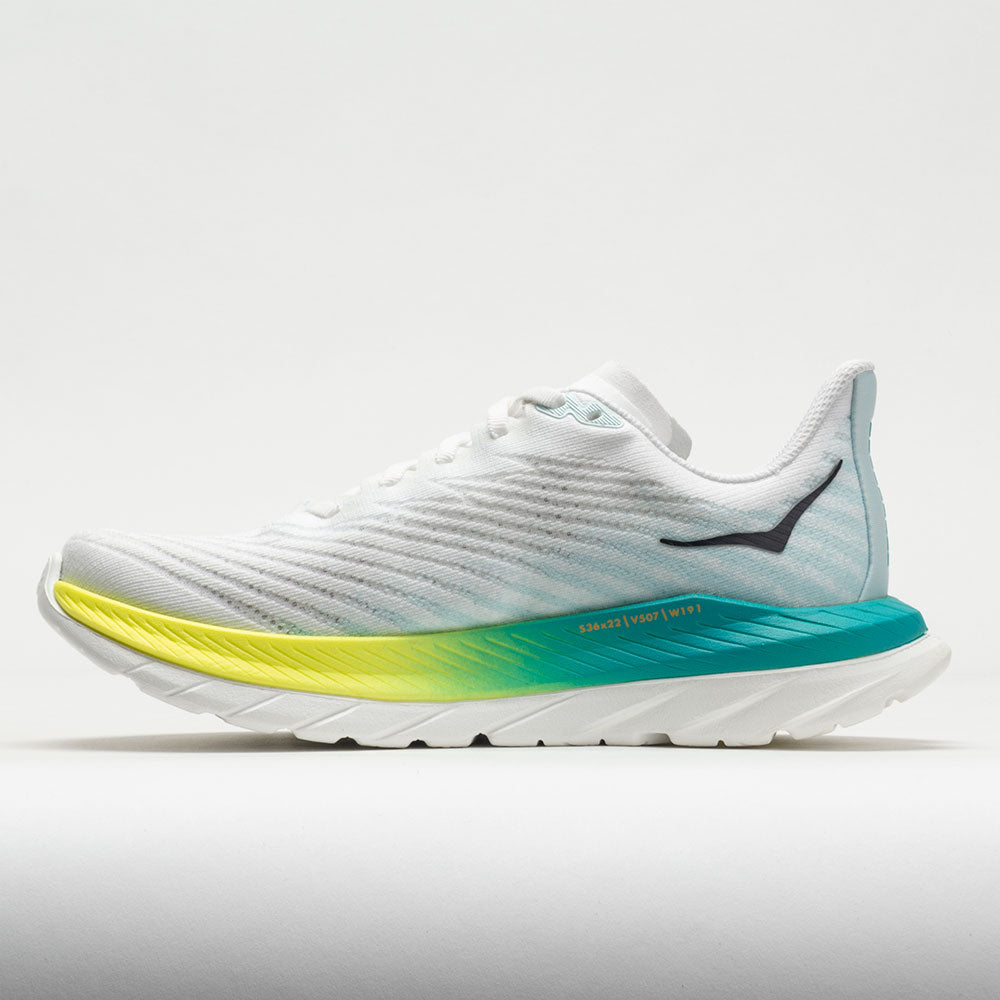 HOKA Mach 5 Men's  White/Blue Glass