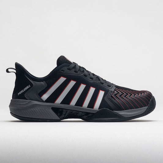 K-Swiss Pickleball Supreme Men's  Jet Black/Steel Gray/Spicy Orange