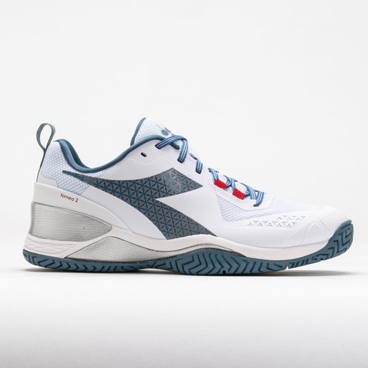 Diadora Blushield Torneo 2 AG Men's  White/Oceanview/Salsa