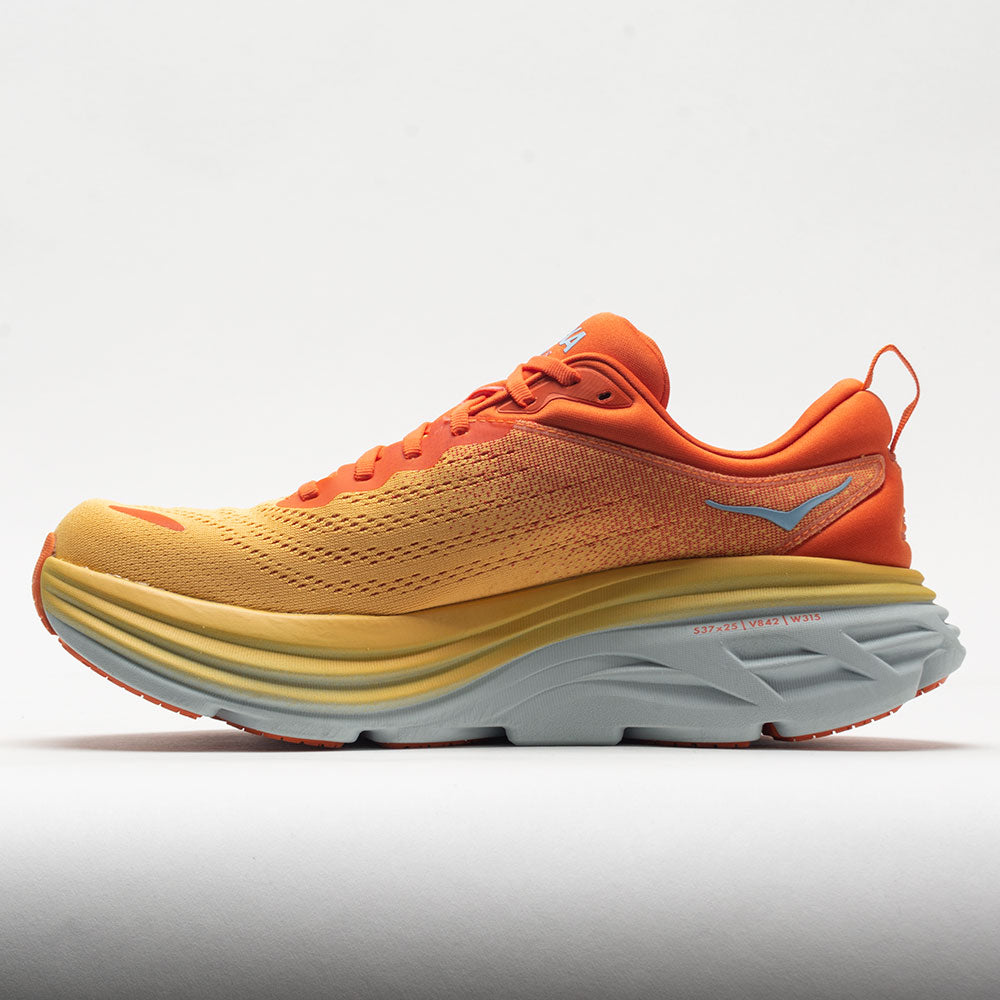 HOKA Bondi 8 Men's  Puffin's Bill/Amber Yellow