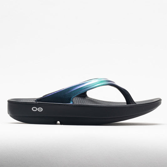 OOFOS OOlala Luxe Women's  Black/Atlantis