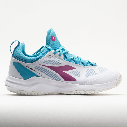 Diadora Speed Blushield Fly 3+ AG Women's  White/Aquarius/ Rhodamine