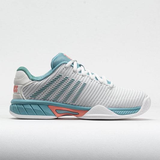 K-Swiss Hypercourt Express 2 Junior  Blanc De Blanc/Nile Blue/Desert