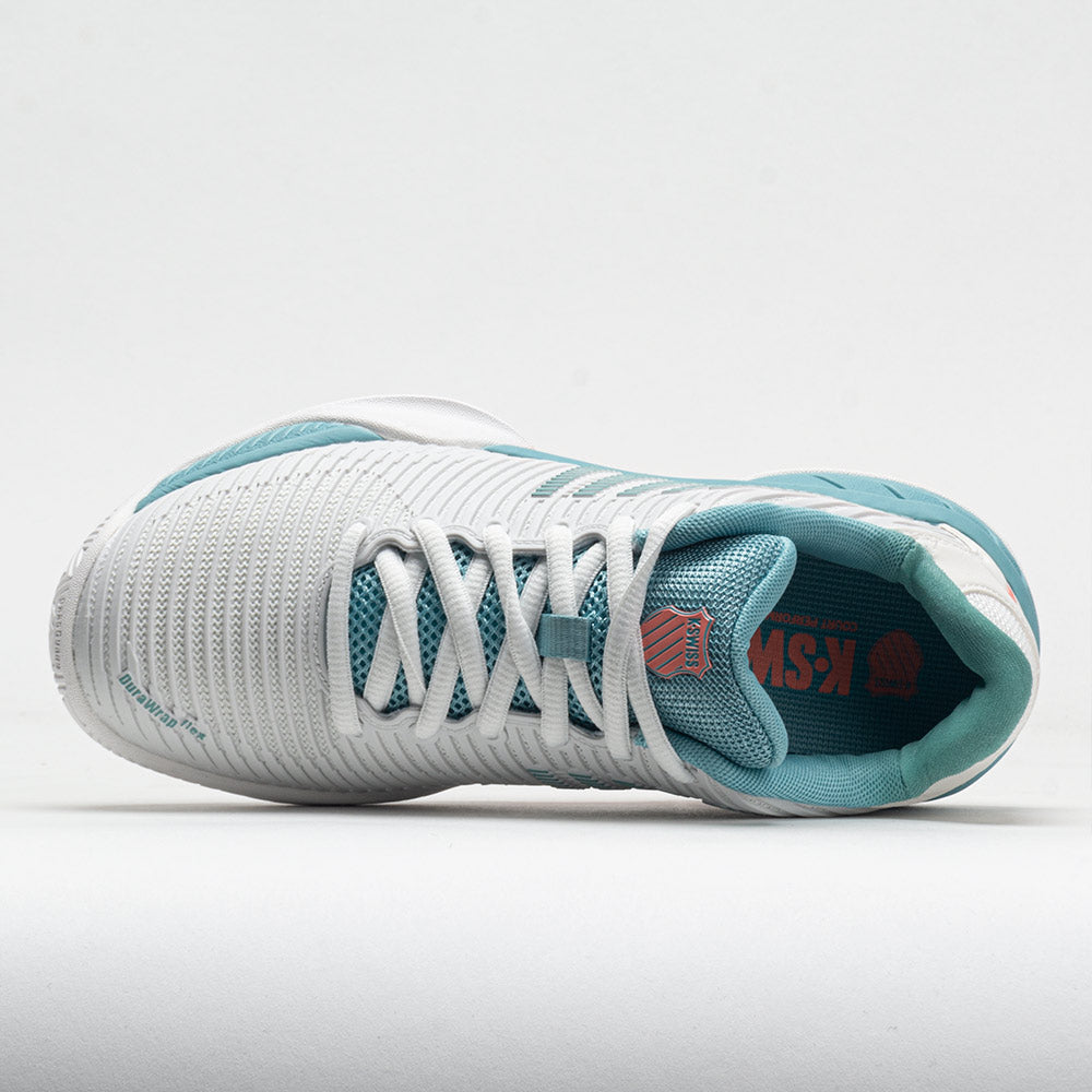 K-Swiss Hypercourt Express 2 Junior  Blanc De Blanc/Nile Blue/Desert