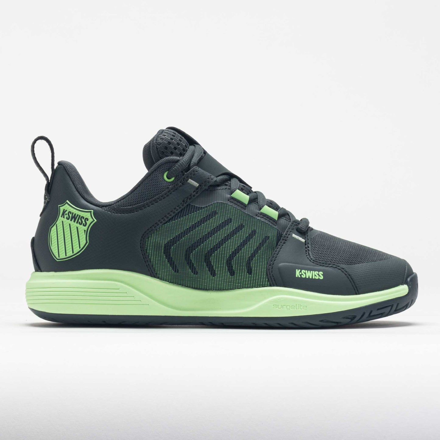 K-Swiss Ultrashot Team Men's  Urban Chic/Soft Neon Green