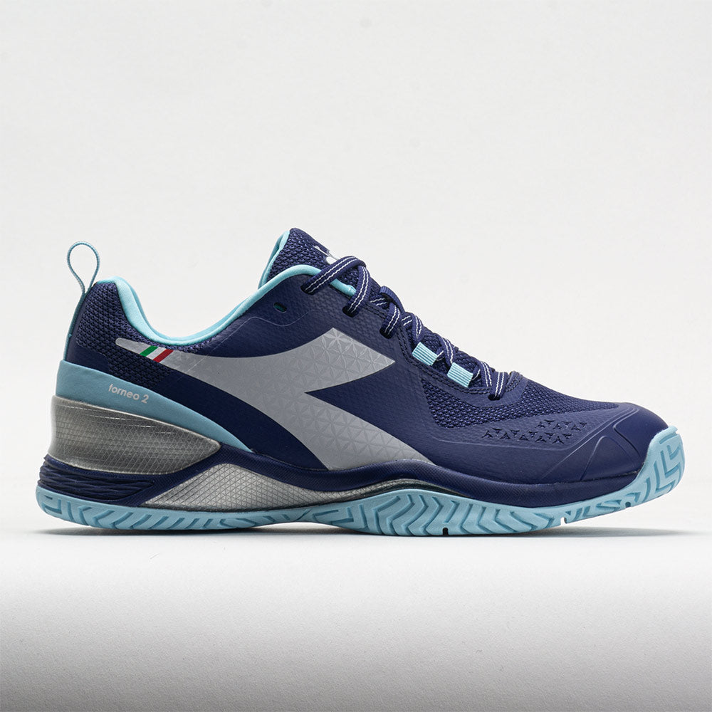 Diadora Blushield Torneo 2 AG Women's  Bluepint/White/Bright Baby Blue
