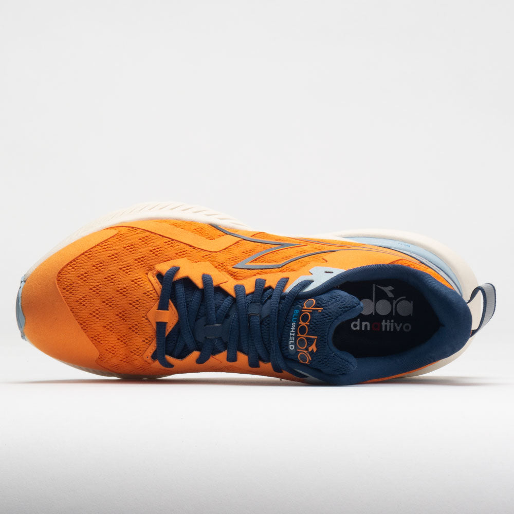 Diadora Mythos Blushield Volo 3 Men's  Bright Marigold/Blue Opal/White